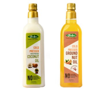 Coconut Oil & Groundnut Oil Combo Pack (1ltr)